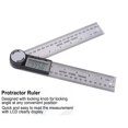 thumbnail image 3 of Digital Angle Finder Ruler, 10-390mm Stainless Steel Electronic Protractor Digital Goniometer Angle Finder Miter Gauge Ruler, 3 of 7