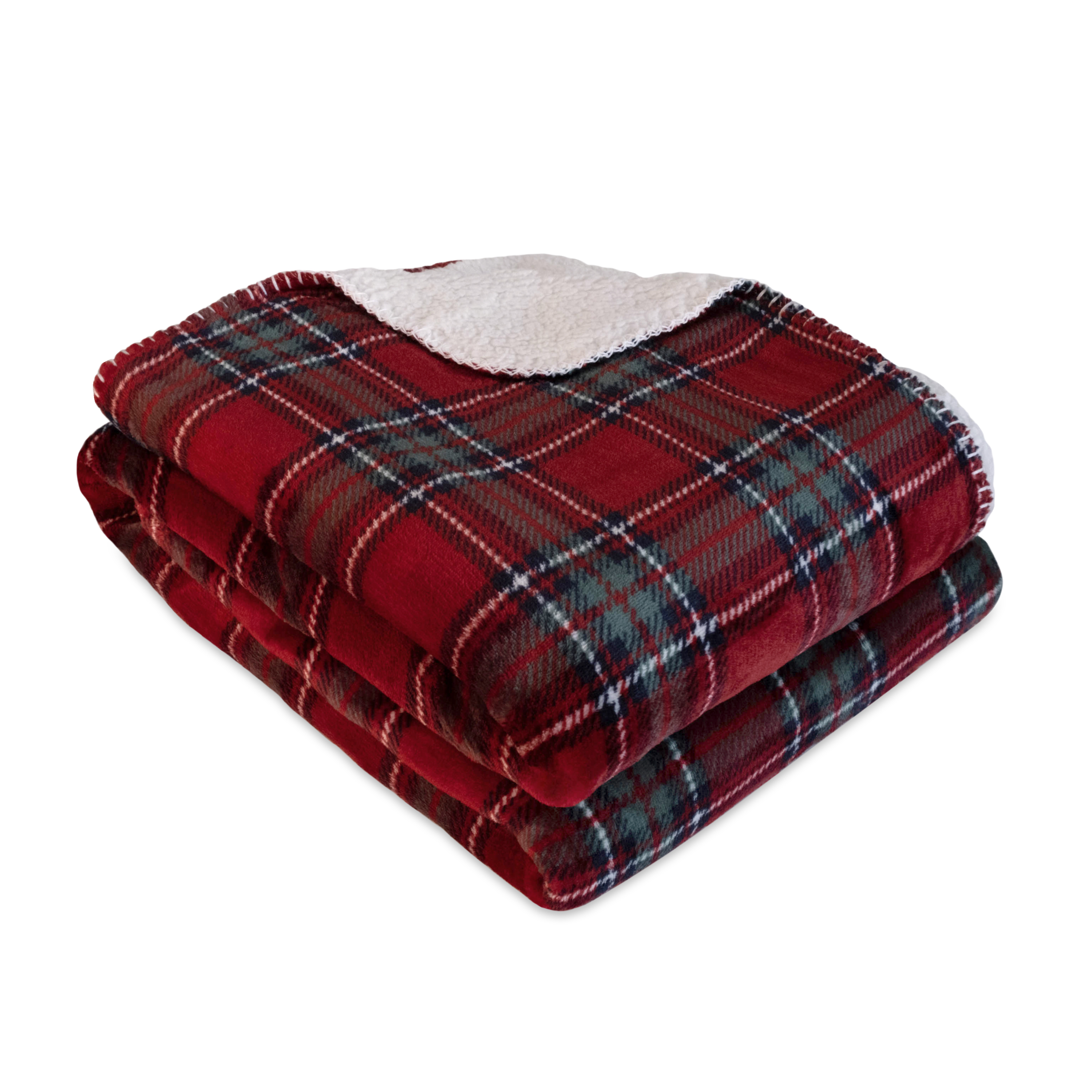 Berkshire Blanket Nottingham Plaid Reversible Throw