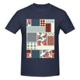 thumbnail image 4 of Bingfone Patchwork In Country Style Men'S Loose Fit Short-Sleeve Pocket T-Shirt, 4 of 7