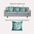 thumbnail image 6 of 20" x 20" Simply Daisy Big Seaweed Indoor/Outdoor Pillow, Kelly Green Qty 1, 6 of 6