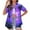 Purple, variant on Workout Tops for Women Short Sleeve Women Blouses and Tops Fashion for Party My Orders Placed By Me