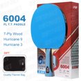 thumbnail image 1 of 6 Star Color Table Tennis Racket 7 Star Ping Pong Paddle Racket Bat Hurricane 9 Sticky Forehand Rubber Hurricane 3 Backhand 6004 FL grip, 1 of 6