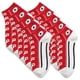 thumbnail image 1 of Medias con Diseño VersSockRed 5Pares Rojo 5-9.5US Converse Calcetines Tubo Corto Poliéster., 1 of 1