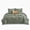 Sage, variant on J&V TEXTILES Botanical Floral 5-Piece Comforter Set, Farmhouse Bed in a Bag with Comforter, Pillow Shams, Decorative Pillows for All Seasons Ivory, Queen