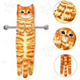 thumbnail image 2 of Funny Cat Hand Towels for Bathroom Kitchen Decor Cat Towel, B+C, 2 of 5