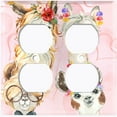 thumbnail image 3 of Metal Light Switch Plate Outlet Cover (Llama Friends LLA002), 3 of 13