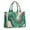 Green Marble Gold, variant on Large Capacity Tote Bag,Green Marble Gold Wave Pattern Handbag Fashion Luxury Tote Bag,15.7"x13"x 5.1" Inches,Laptop Compatible