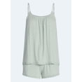 thumbnail image 6 of Joyspun Women’s Modal-Blend Ruffle Trim Cami and Shorts Sleepwear Set, 2-Piece, Sizes XS-3X, 6 of 6