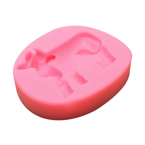 SEWCHICS Silicone Fondant Mold with Cow Design for Cake Decorating and Baking 1 Piece
