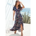 thumbnail image 2 of LASCANA Women's Printed Side Slit Maxi Dress, 2 of 5