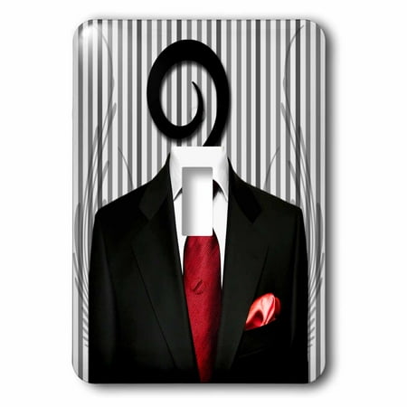 Moen Plug - 3dRose Wedding Mens Suit with Red Tie for the Groom or Groomsman, 2 Plug Outlet Cover