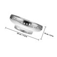 thumbnail image 2 of SOPOTUTU Sturdy Stainless Steel Gas Stove Rings for Home Use with Windproof Design and Wide Application Silver, 2 of 8