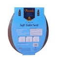 thumbnail image 4 of Standard Vinyl Soft Adjustable Hinges Toilet Seat with Close Lid, Chocolate, 4 of 5