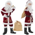 thumbnail image 2 of Childrens Santa Suit Christmas Party Outfit Set For Boys Holiday Festive Wear Red 5-6 Years, 2 of 8