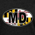 thumbnail image 3 of CafePress - Maryland MD Oval (W/Flag) T Shirt - Womens Football Shirt, 3 of 4