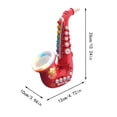thumbnail image 2 of Kids Trumpet Toy Early Education Musical Instrument With Light Effects For Children Music Practice And Enlightenment, 2 of 3