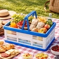 thumbnail image 6 of 37L Capacity Collapsible Shopping Basket with Integrated Handles, Folds Flat for Easy Storage  - 1 Pack, 6 of 8