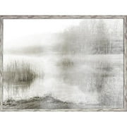 31.7 x 41.7 in. View of the Lake Framed Stucco Wall Decor