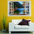 thumbnail image 4 of Calcomanía de Pared de Ventana 3D Calcomanías de Pared de Vinilo Decoración Mural de Pared Extraíble Poster para Dormitori perfecl PVC Etiqueta de la pared 3D, 4 of 8