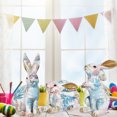 thumbnail image 6 of Easter Tabletop Decorations,Bunny Figurine Rabbit Ornament Creative Gift Crafts for Living Room, 6 of 9