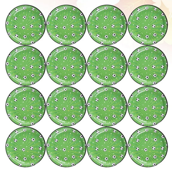 ADDHAT Sports Birthday Plates 16Pcs 7.1In