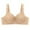 Beige, variant on Bigersell Padded Strappy Sports Bras V-Neck Wire-Free Bra Support Sports Bras High Support Large Bust Convertible Bra Style R-101 Basic Bra Strap Nylon Full-Coverage Everyday Bras Underwear Beige L