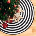 thumbnail image 4 of Halloween Round Christmas Tree Mats Waterproof Tree Skirt, Hypnotic Fascinating Cycle Xmas Tree Stand Tray Mat Floor Protector Pad for Holiday Party Decoration, 28.3", 4 of 6