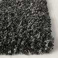 thumbnail image 5 of SAFAVIEH Royal Ronnette Solid Plush Shag Area Rug, Charcoal, 4' x 6', 5 of 9