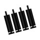 thumbnail image 1 of 4 patas para muebles, patas de sofá, resistentes y resistentes al óxido, patas de repuesto ajustables. negro 15cm, 1 of 9