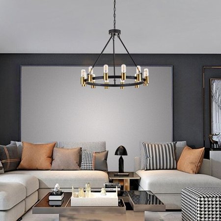 

4modernhome Maxax 12 - Light Unique Wagon Wheel Chandelier - 27*27*22.8