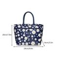 thumbnail image 4 of Portable Insulated Lunch Cooler Bag With Handle Thermal Food Storage Box For Travel Office Car Picnic And Outdoor Use, 4 of 7