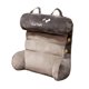 thumbnail image 2 of Almohada de respaldo Cojín de soporte de cintura con bolsillos Cojín de espalda Reposacabezas Cintura Gris oscuro, 2 of 9