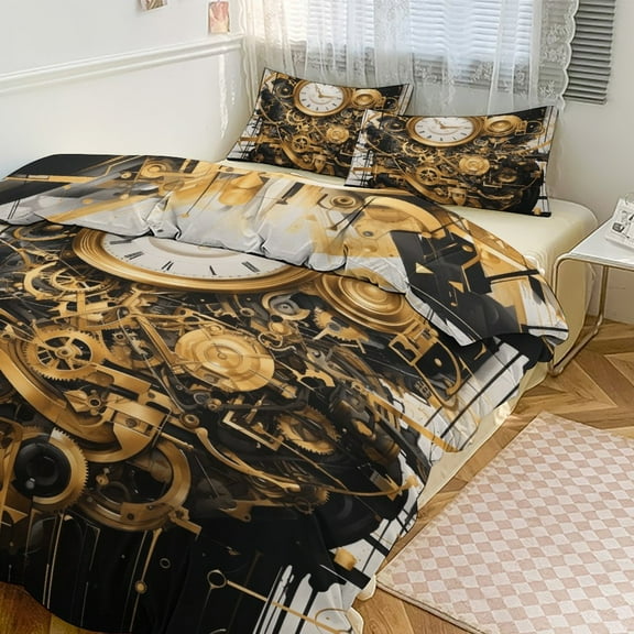 Equation Formula Bedding Set with Zipper Closure for Girls & Boys