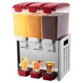 thumbnail image 2 of Commercial Beverage Dispenser 10L x 3 Tanks Cold Juice Ice Drink Dispenser, 2 of 7