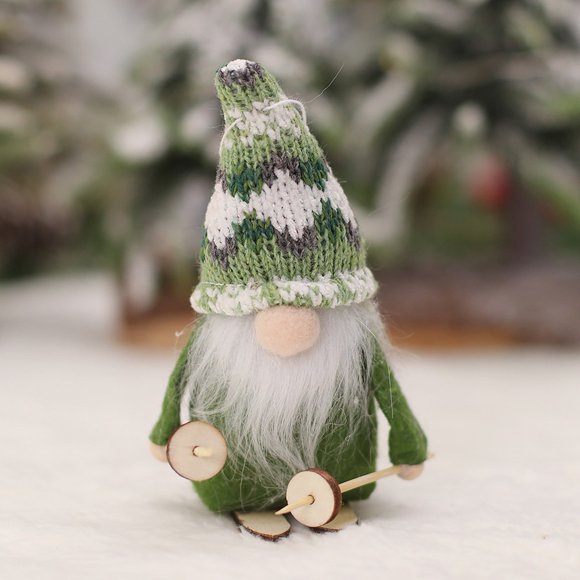 Ski Gnome Doll Christmas Tree Xmas Pendant Elf Gifts Ornaments New Year Gifts