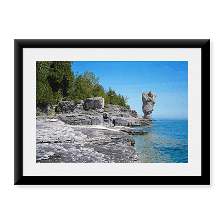 Framed Art Print, Rock formations by Panoramic Images, 17-7/8" x 21-7/8"