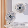 thumbnail image 2 of Ventilador Personal Inalámbrico JShteea Con Enfriador Aire Plegable enchufe Blanco A, 2 of 9