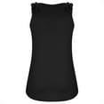 thumbnail image 4 of Plus Size Tank Tops for Women Trendy V Neck Frill Sleeveless Shirts Solid Casual Loose Fit Comfy Summer Blouses Tee, 4 of 5