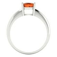 thumbnail image 4 of Clara Pucci 14K White Gold 1.5ct Tourmaline Solitaire Ring for Women, 4 of 7