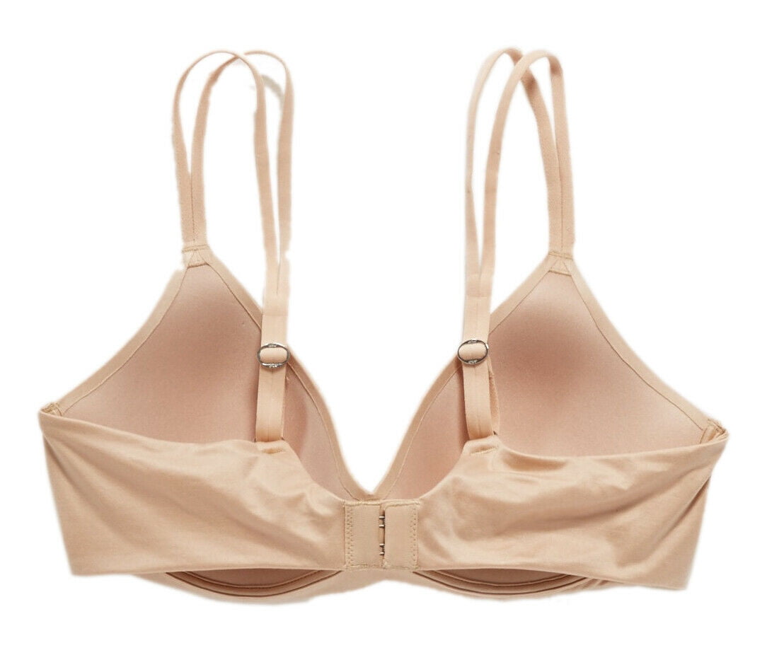 New AERIE American Eagle Real Happy Strapless Push Up Bra, Nude, Size 38C,  8967-3