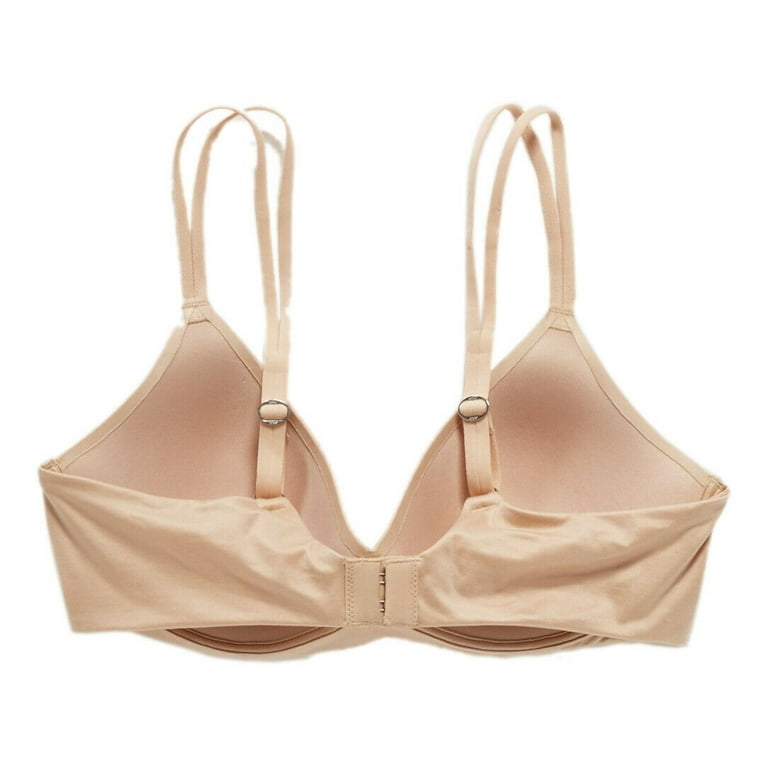 New AERIE American Eagle Real Sunnie Wireless Push Up Bra, Natural Nude,  30C, 8965-3 