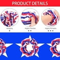 thumbnail image 3 of 3 Pcs Patriotic Hair Scrunchies for Women Girls American Flags Hair Ties 4th of July Red White and Blue Scrunchies Soft Elastic Hair Bands Ponytail Holder for Independence Day USA Hair Accessories, 3 of 14