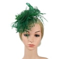 thumbnail image 3 of Visland Fascinators Hat Flower Mesh Ribbons Feathers on a Headband and a Clip Tea Party Headwear for Girls and Women, 3 of 6