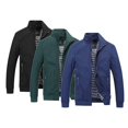 thumbnail image 1 of Chaqueta de hombre con cuello alto de primavera y otoño ropa abrigo suelto de manga larga, 1 of 2