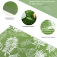 thumbnail image 3 of Aonewoe Outdoor Plastic Straw Rug 9x12 Waterproof Patio Rug Reversible Indoor Outdoor Rugs Outside Carpet for RV, Picnic, Backyard, Deck, Balcony, Porch, Beach, White & Light Green, 3 of 8