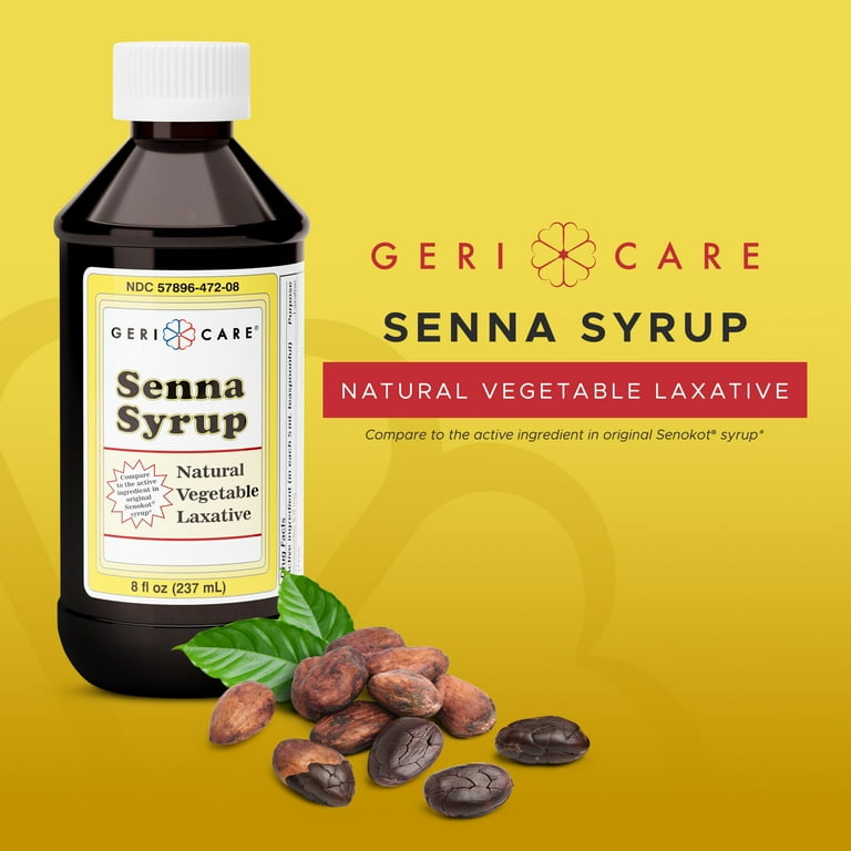 GeriCare, Geri-care Laxative Senna Syrup Liquid, 8.8 mg, 8 fl oz