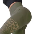 thumbnail image 2 of Hilenly Womens Workout Leggings High Waist Tummy Control Yoga Pants Butt Liftting Gym Pants with Mesh Cut Out, 2 of 4