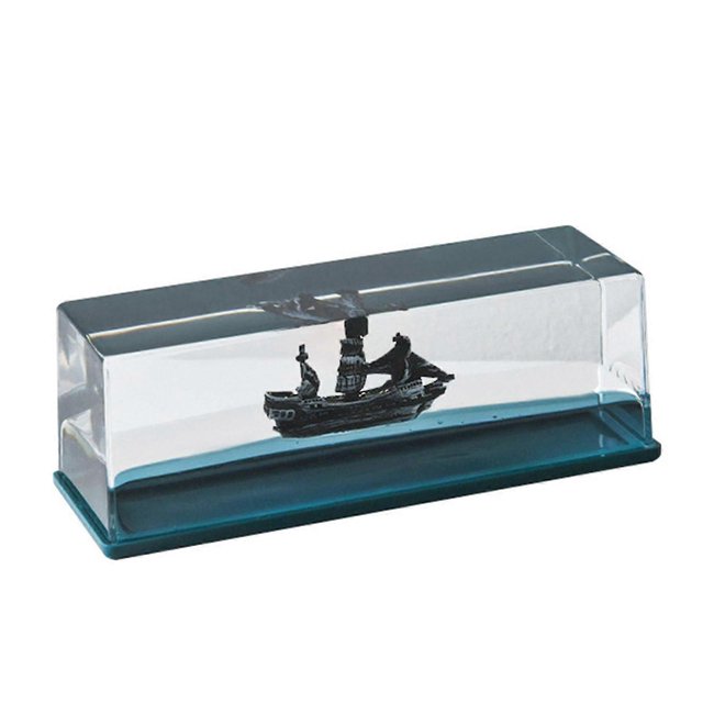 Fluid Drift Bottle Unsinkable Ship Decoration Unique Fluid Drift Bottles for Home, Car or Table Decor