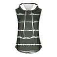 thumbnail image 3 of Summer Hoodie Tank Tops for Women Casual Sports Sleeveless Tee Shirts with Hood Drawstring Workout Savings M-3XL (3XL, Army Green 01) Major Deals, 3 of 3