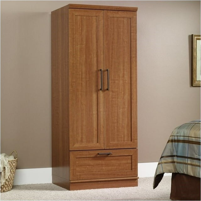 Pemberly Row Armoire-Penderie avec 1 Tiroir en Chêne Sienna